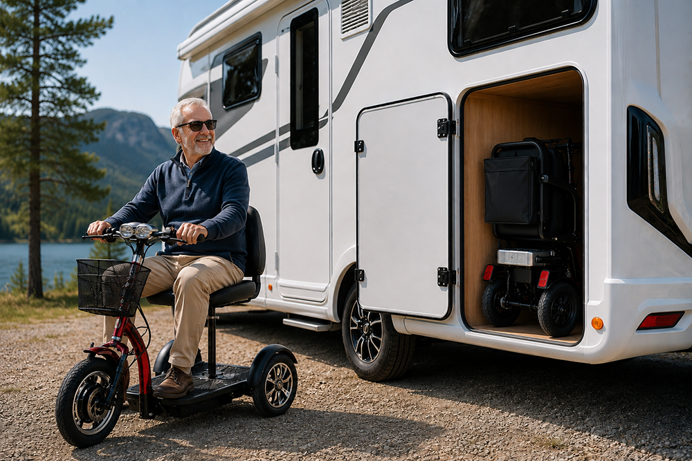 engin de déplacement pour les mobil hom camping car